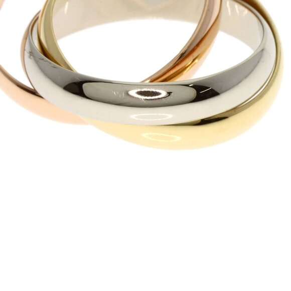 CARTIER 18k Pink Trinity Ring #49 - Picture 5 of 7